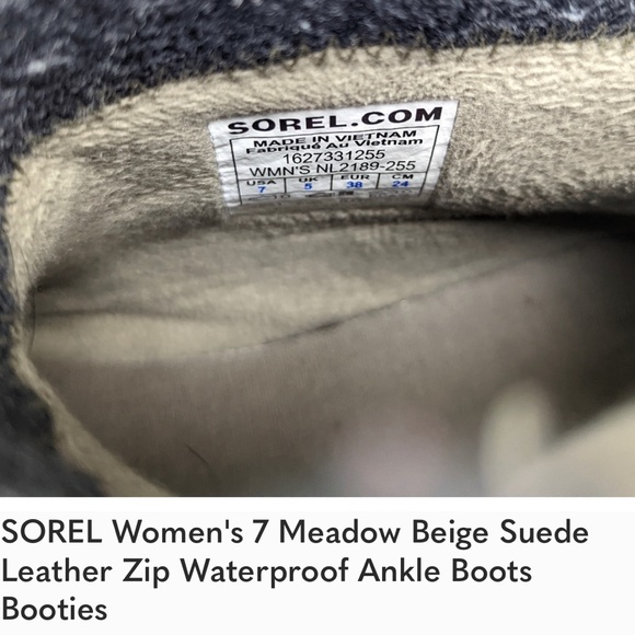 Sorel Meadow Waterproof Suede Booties - Picture 11 of 11